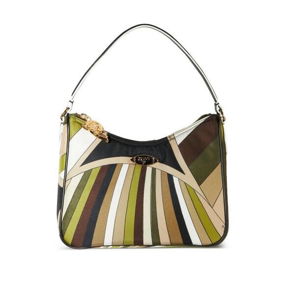 EMILIO PUCCI Printed Shoulder Bag Women KHAKI Shoulder Bags